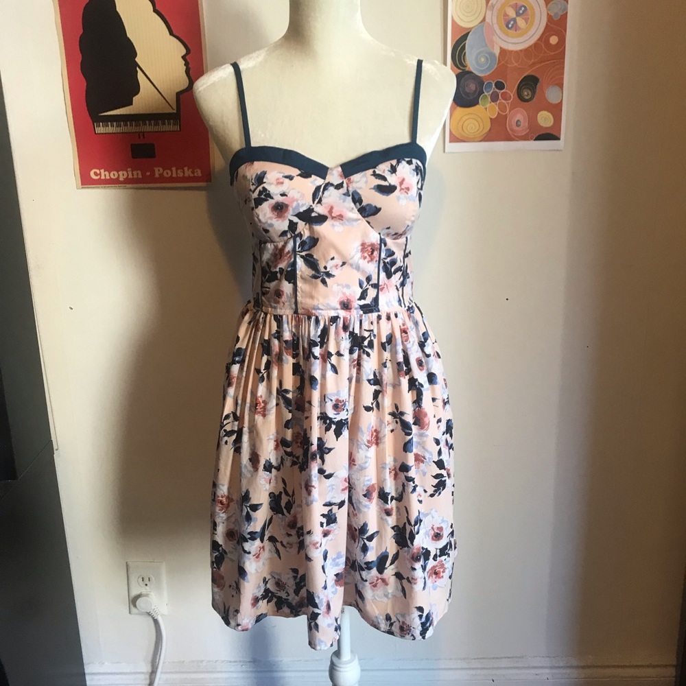 NEW Band of Gypsies floral bustier dress